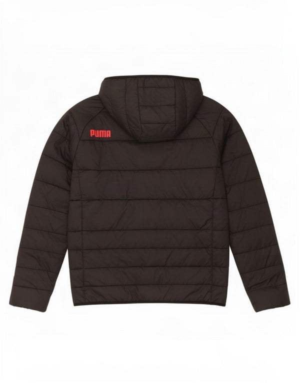 Puma Boys AC Milan Polstret hættejakke 13-14 år Sort polyester