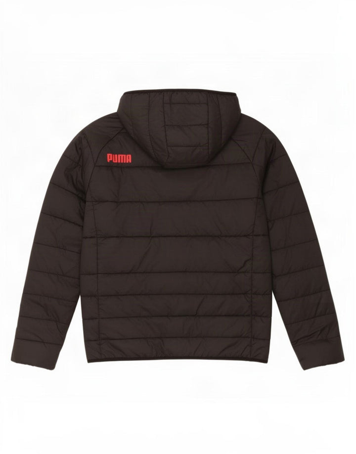 Puma Boys AC Milan Polstret hættejakke 13-14 år Sort polyester