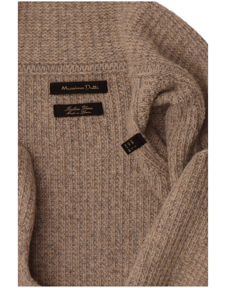 Massimo Dutti Herre Cardigan Sweater Large Grå