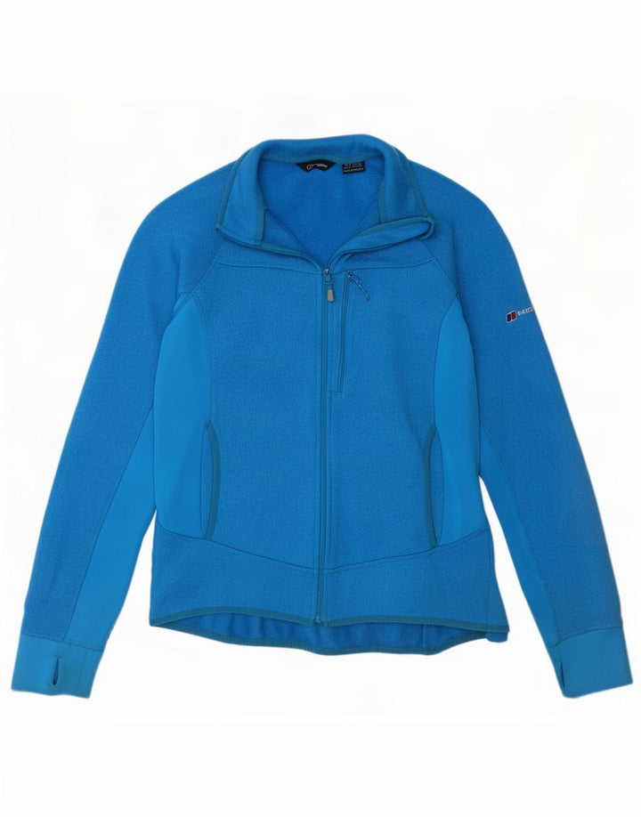 Berghaus træningsdragt topjakke til kvinder UK 16 Stor blå polyester