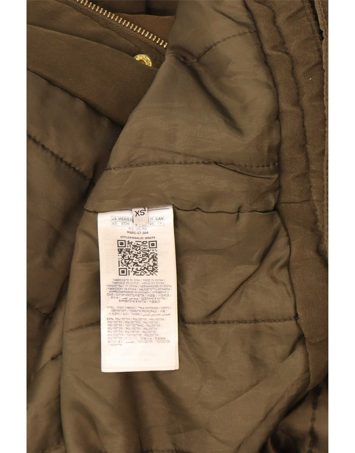 Guess oversized hættejakke til kvinder, DK 6 XS Khaki Polyester
