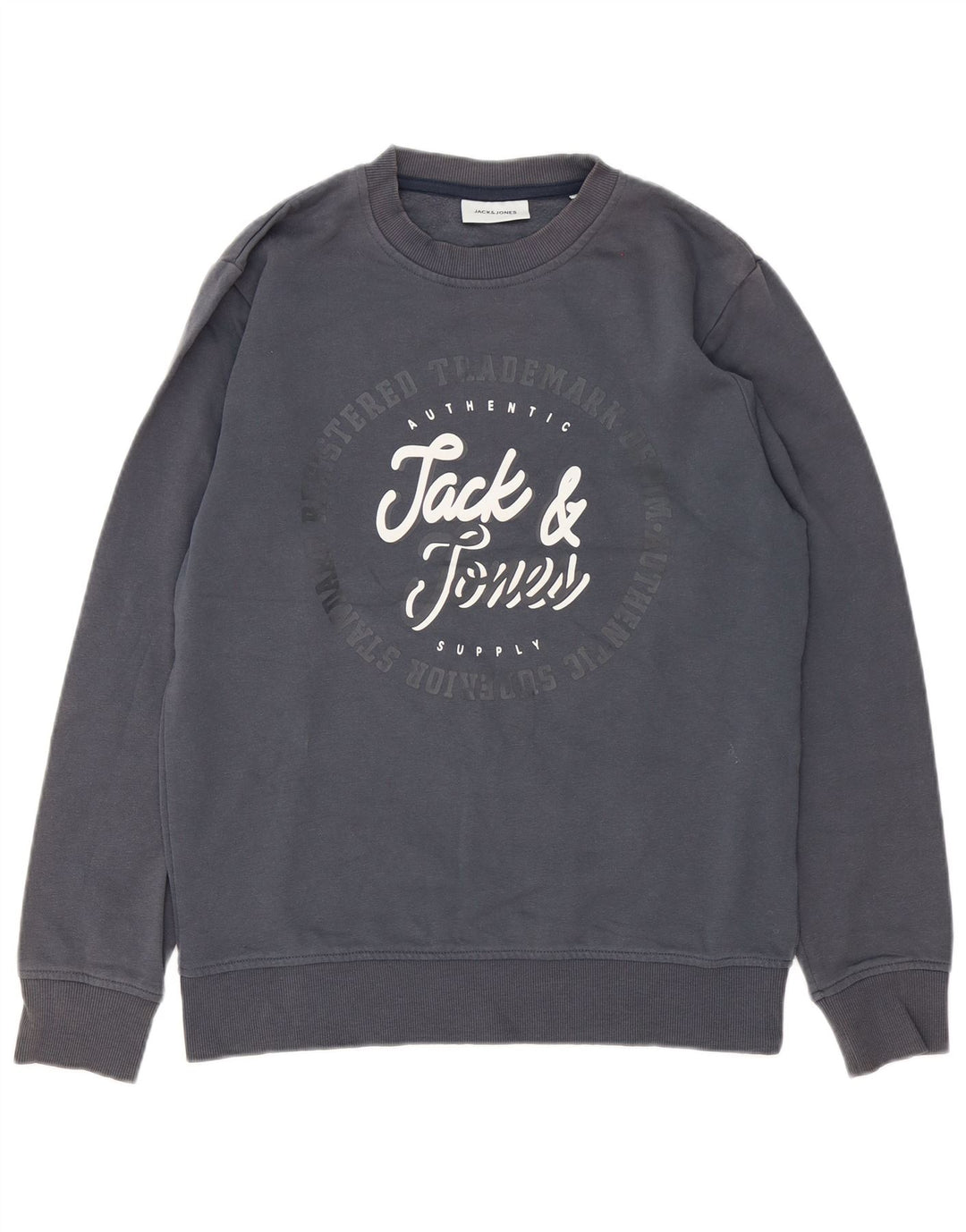 Jack & Jones Herre grafisk sweatshirt Jumper Medium Grå