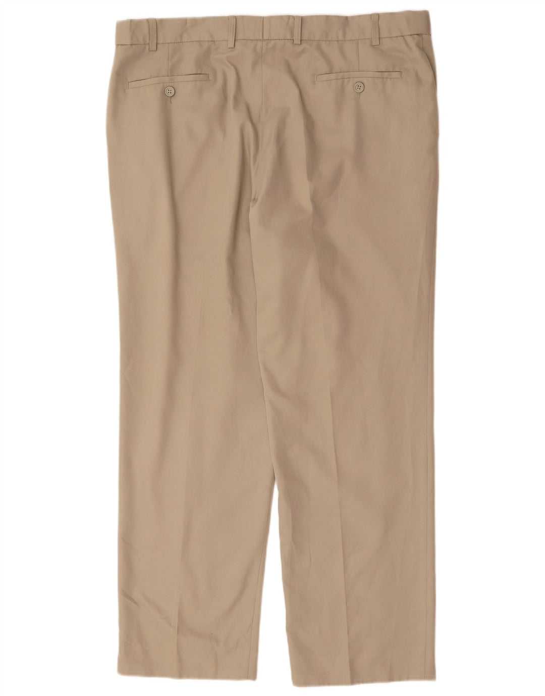 Marks & Spencer Straight Suit Bukser til mænd W40 L31 Beige Polyester