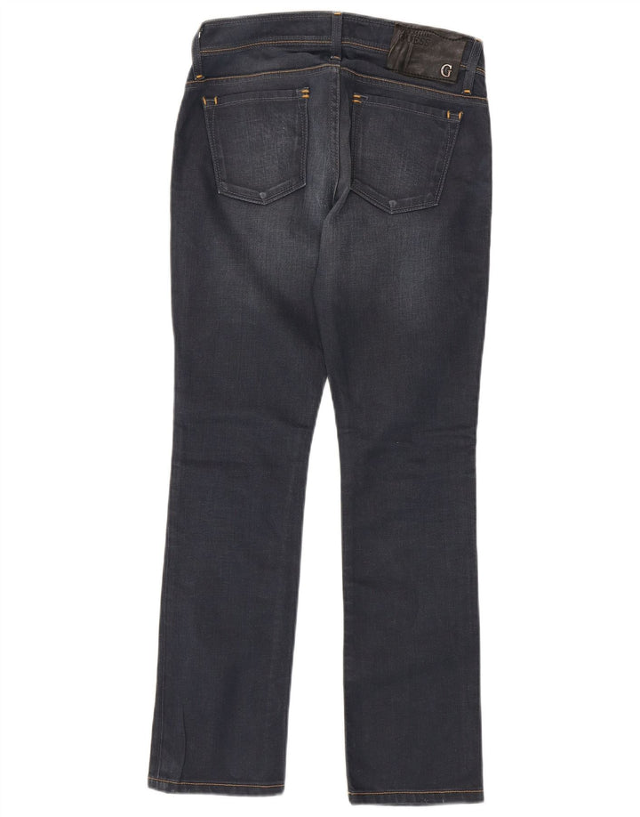 Guess Dame Bootcut Jeans W27 L29 Marineblå Bomuld