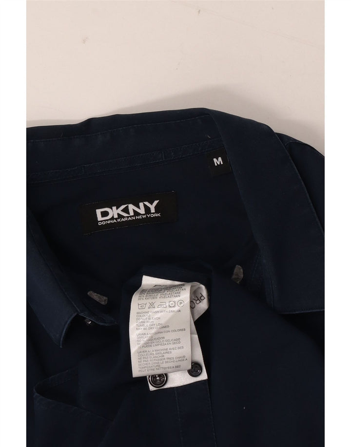DKNY Herreskjorte Medium Navyblå Bomuld