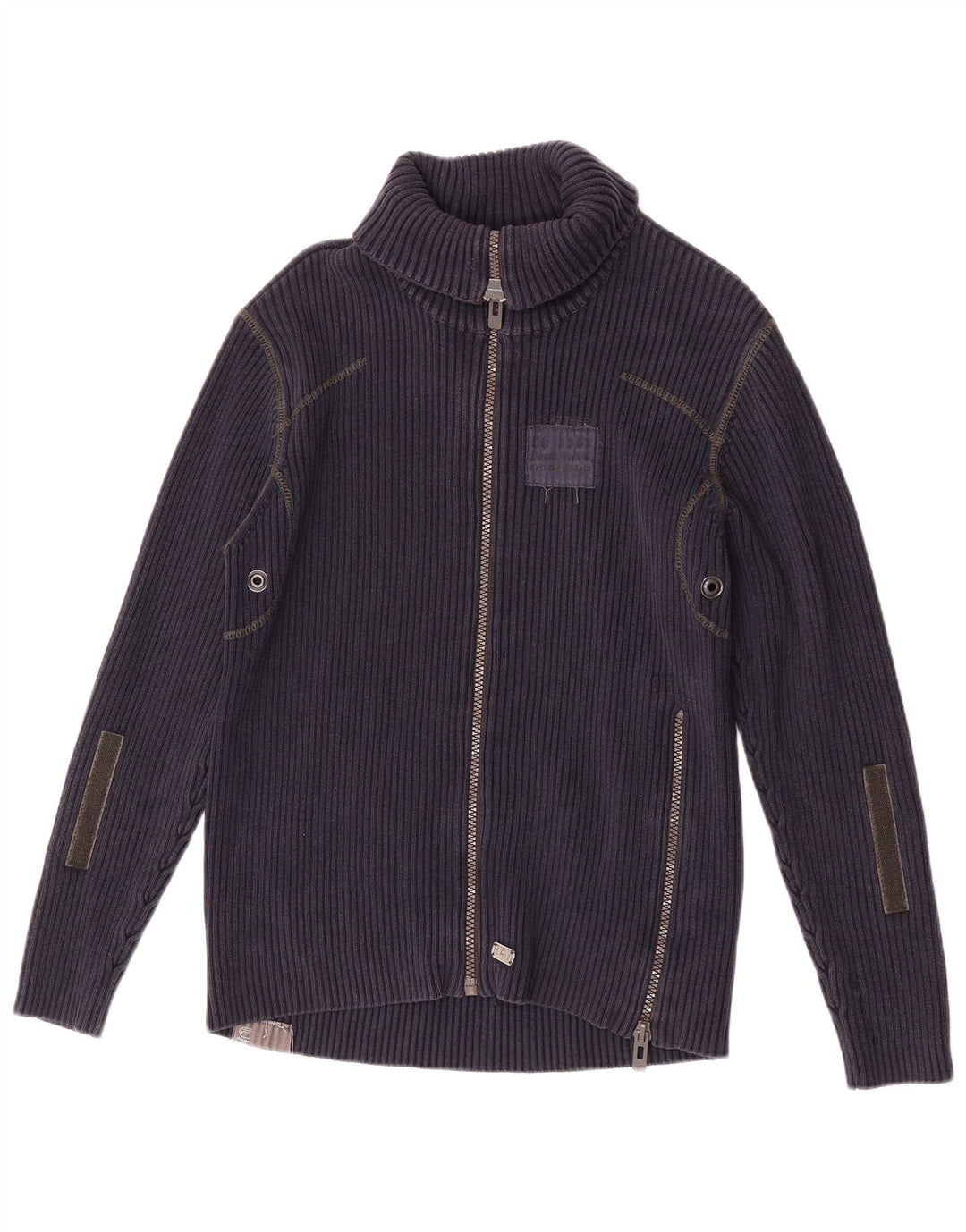 G-Star Herre 3301 Cardigan Sweater Stor Marineblå Bomuld