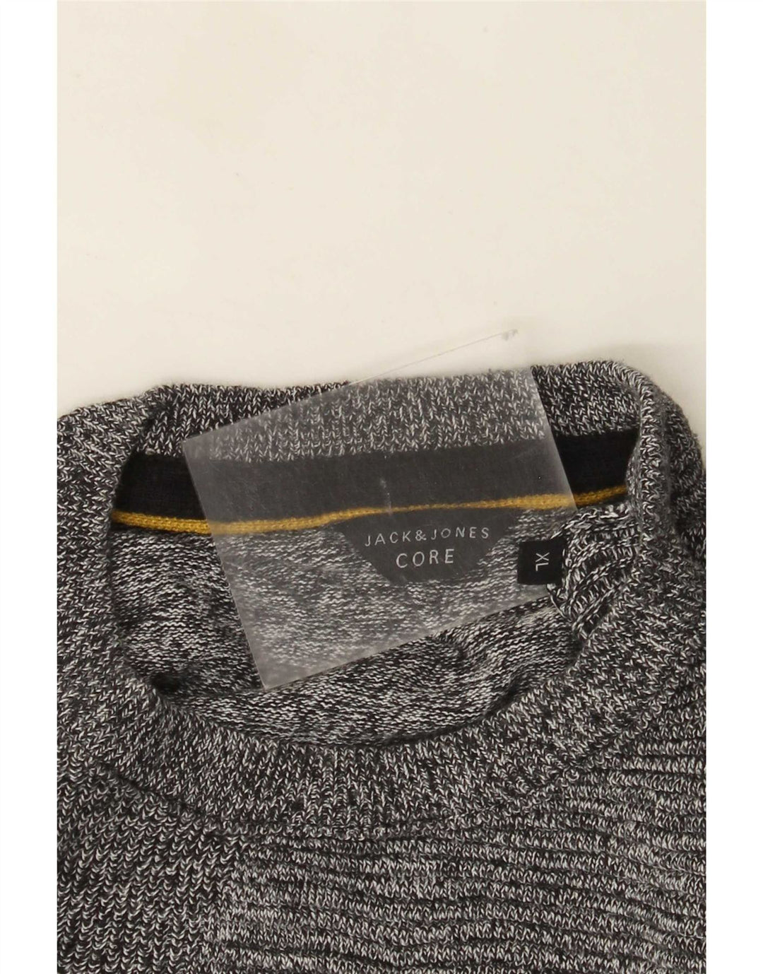 Jack & Jones Herre sweater med rund hals XL Grå Flecked