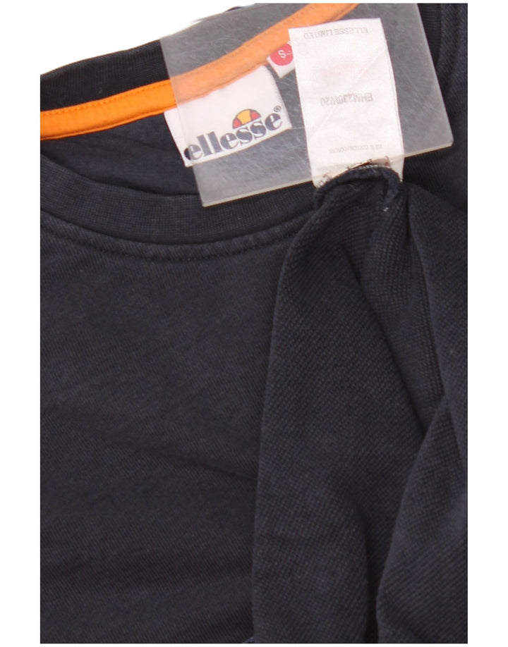 ELLESSE Sweatshirt til mænd, lille marineblå colourblock polyester