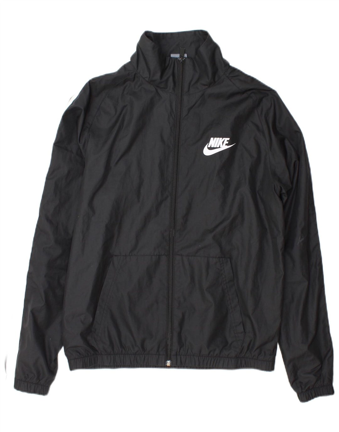 Nike Regnjakke til mænd UK 38 Medium Sort Polyester