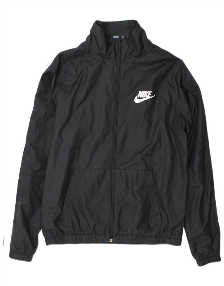 Nike Regnjakke til mænd UK 38 Medium Sort Polyester