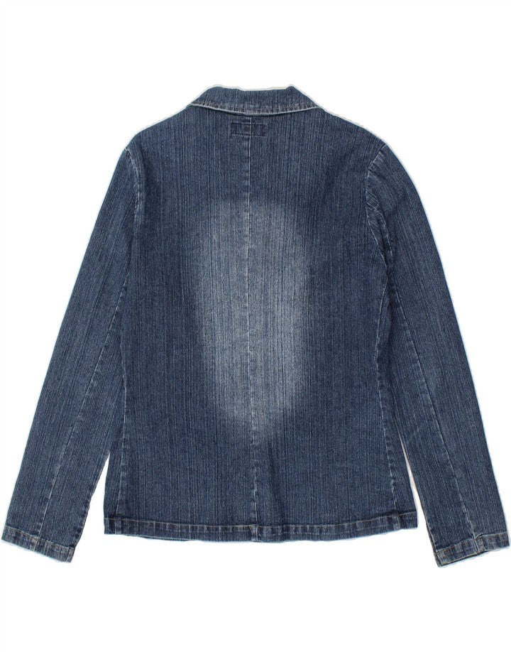 XFN JEANS Womens Denim Jacket UK 18 XL Blue Cotton Vintage XFN Jeans and Second-Hand XFN Jeans from Messina Hembry 
