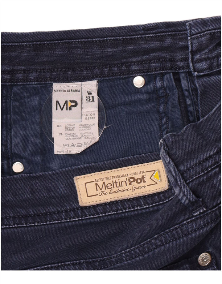 Meltin' Pot Herre denimshorts W31 Medium Navyblå Bomuld