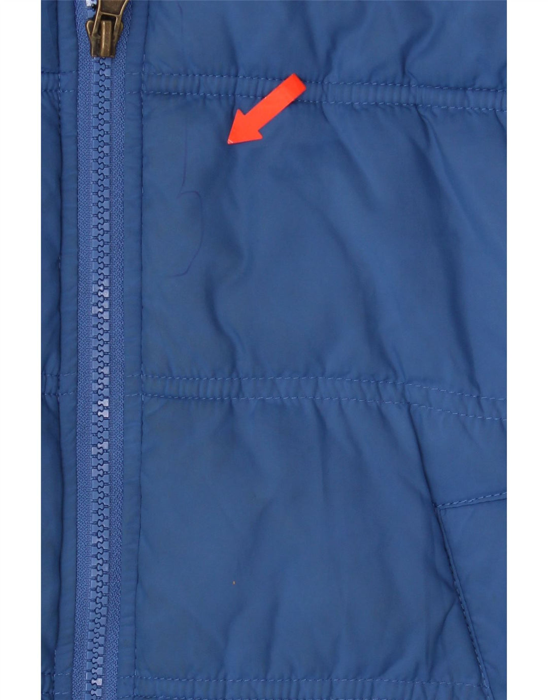 Benetton Boys Polstret Gilet med hætte 11-12 år Stor blå polyester