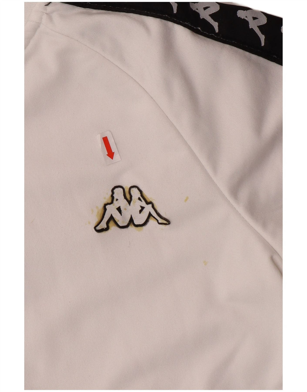 KAPPA piger grafisk træningsdragt topjakke 11-12 år Lille hvid