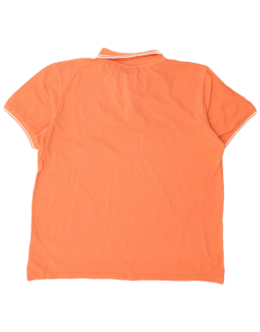Kappa herre poloskjorte stor orange bomuld