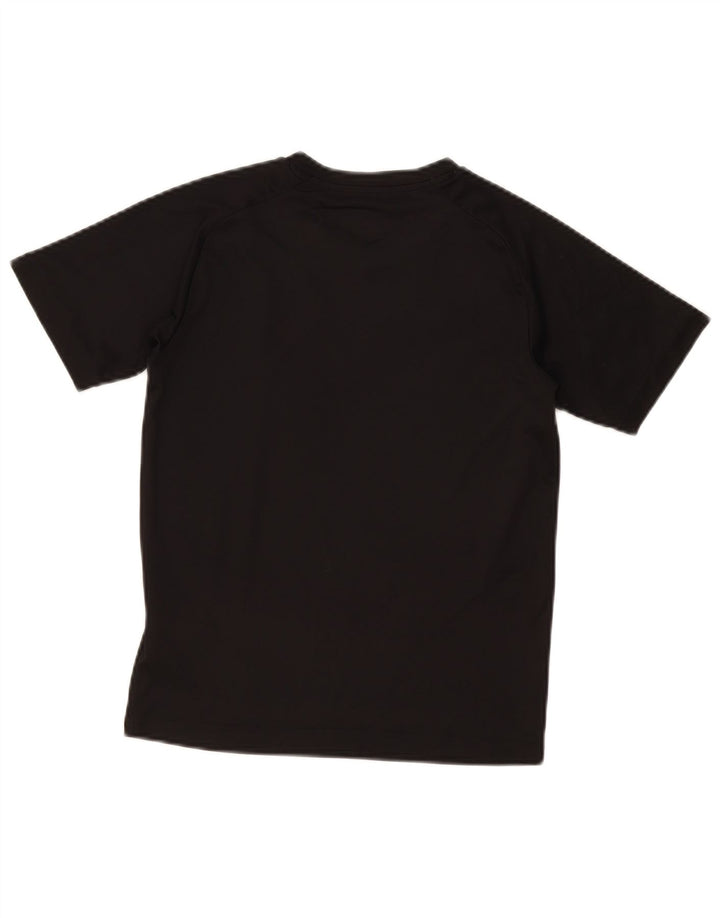 Puma Boys Grafisk T-Shirt Top 11-12 År Sort Polyester