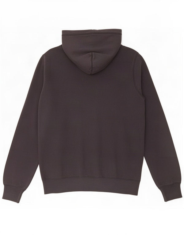 Nike Dame grafisk hættetrøje Sweater UK 14 Medium Sort Bomuld
