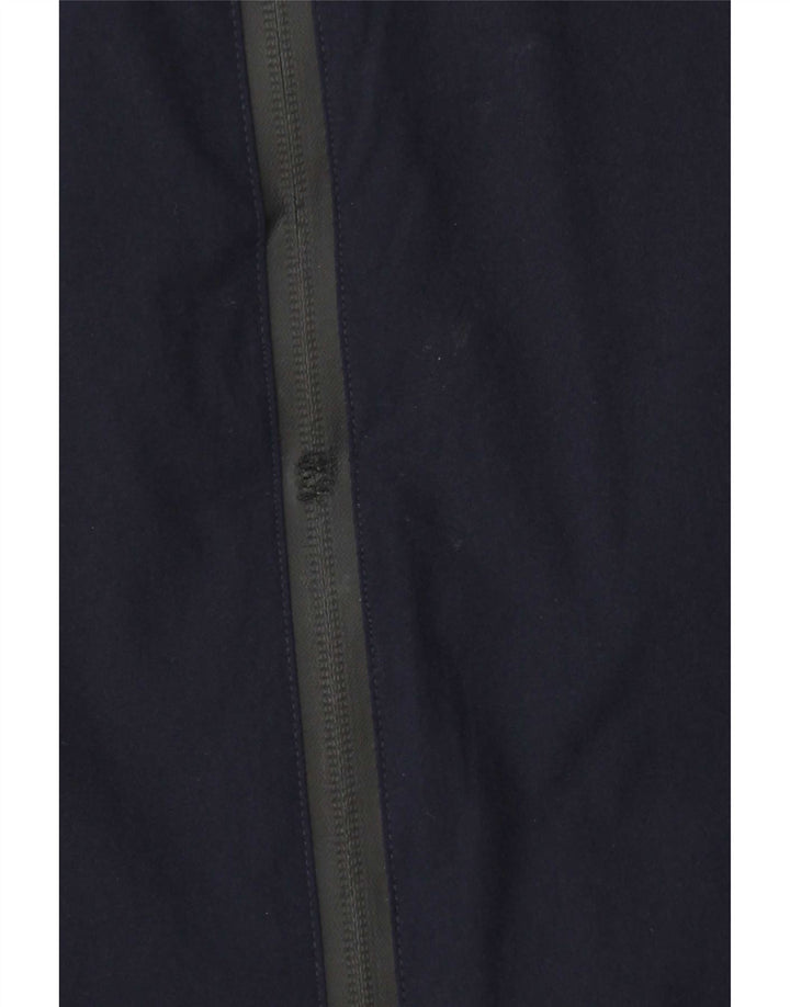 Zara Herre Bomber Jacket UK 40 Large Navy Blue