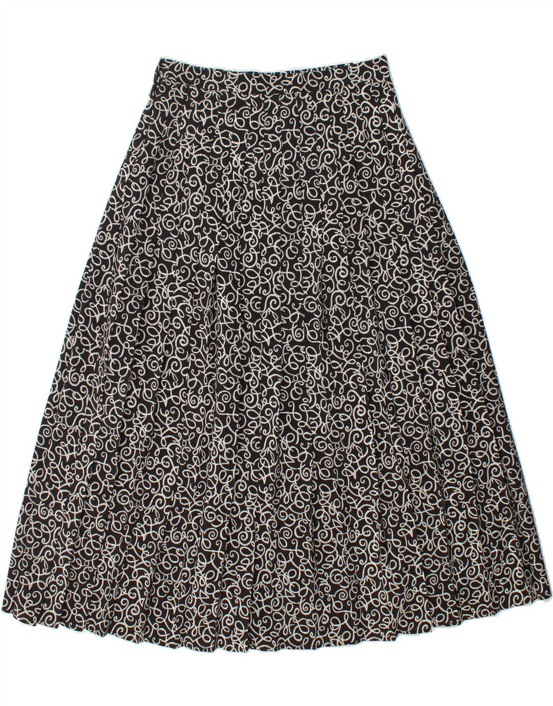 COUNTRY CASUAL Womens Flared Skirt UK 14 Medium W30  Black Vintage Country Casual and Second-Hand Country Casual from Messina Hembry 