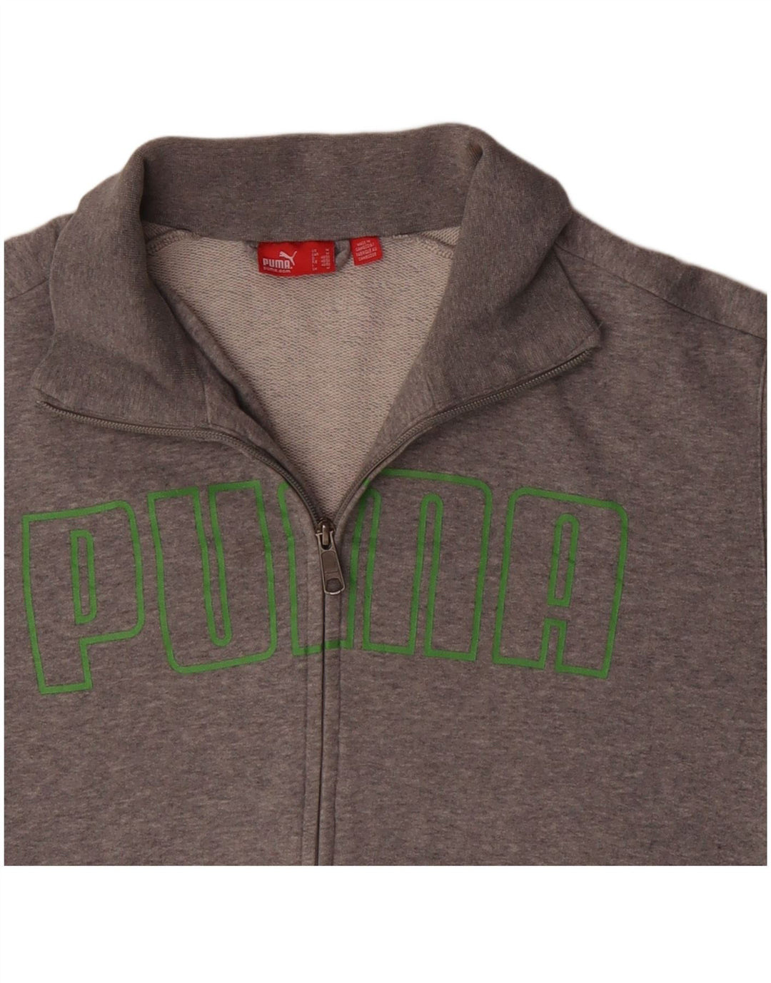 PUMA Herre grafisk træningsdragt topjakke mellemgrå