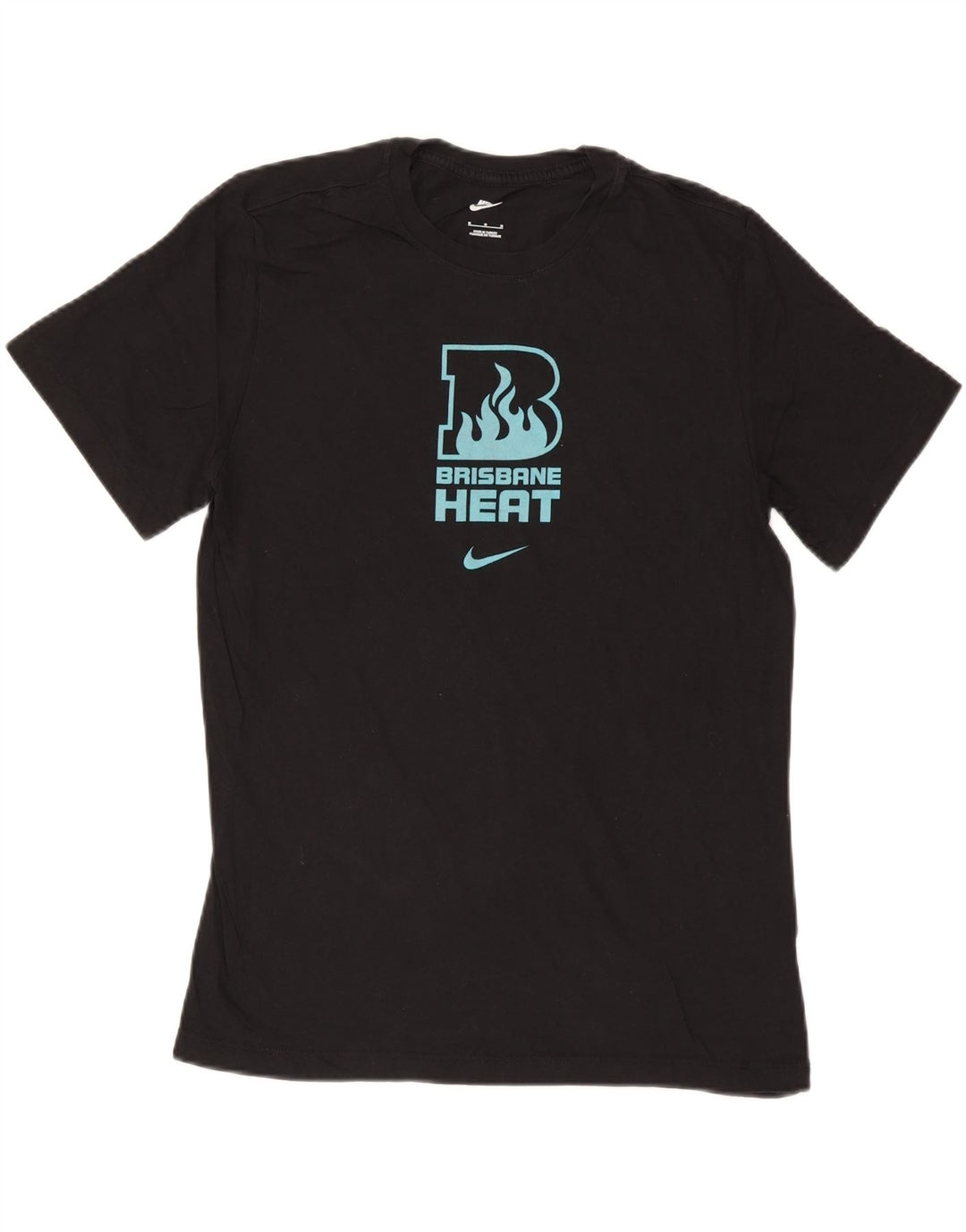 Nike Herre grafisk T-shirt Top Medium Sort Bomuld