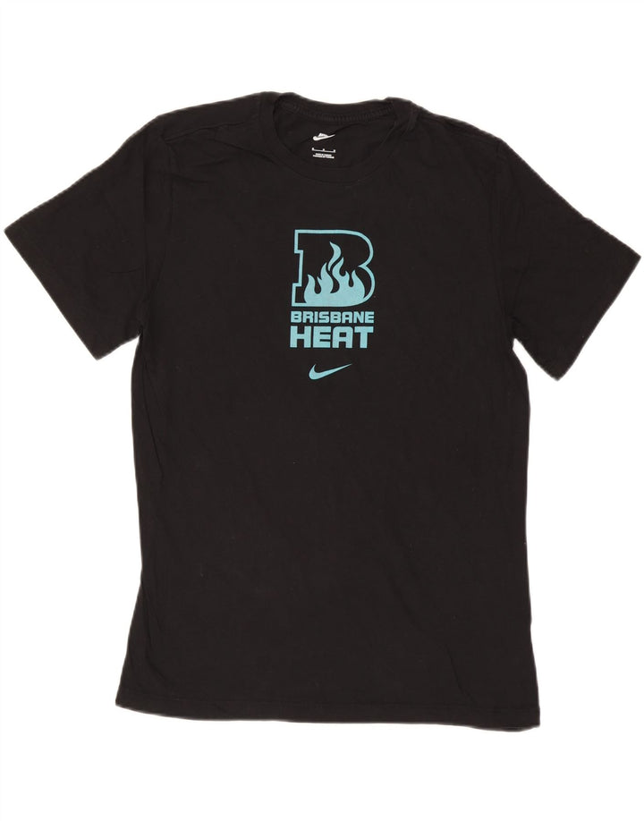 Nike Herre grafisk T-shirt Top Medium Sort Bomuld