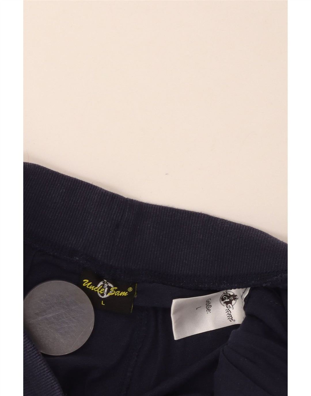 Onkel Sam Herre grafisk træningsdragt Bukser Stor marineblå bomuld