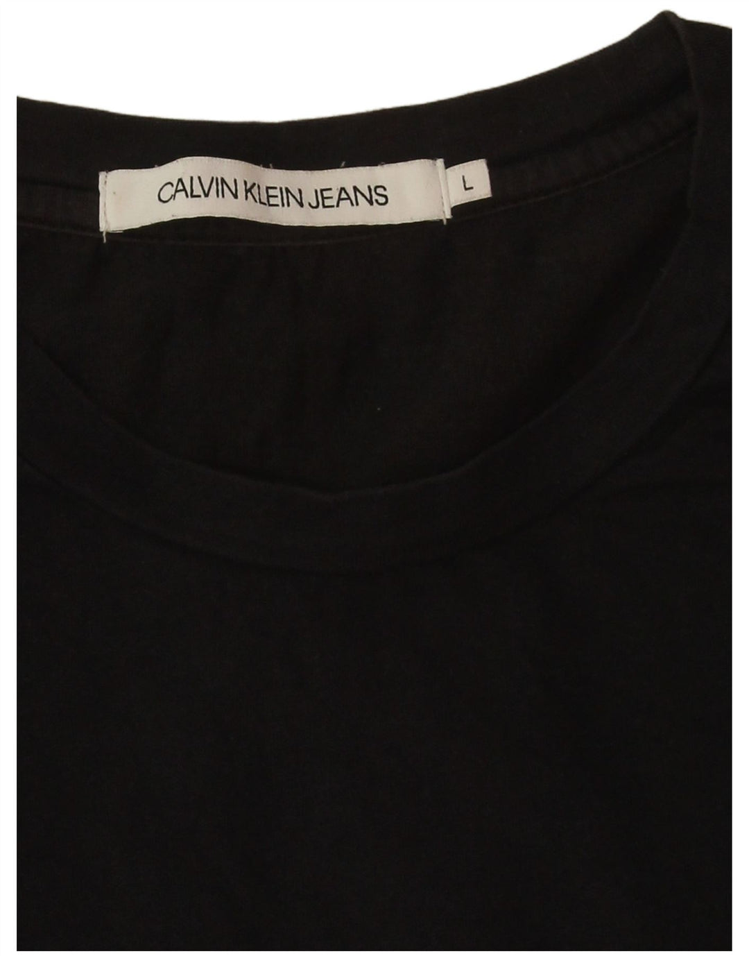 Calvin Klein Jeans Herre Grafisk Top Langærmet Stor Sort Colourblock