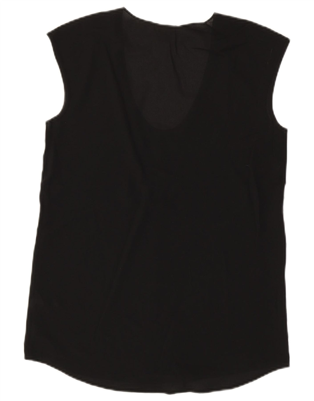 J. CREW Dame ærmeløs bluse Top US 00 2XS Sort Polyester