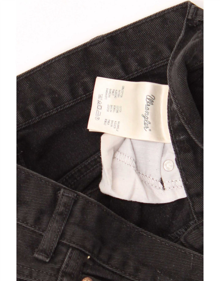 Wrangler Herre Texas Straight Jeans W32 L32 Sort Bomuld