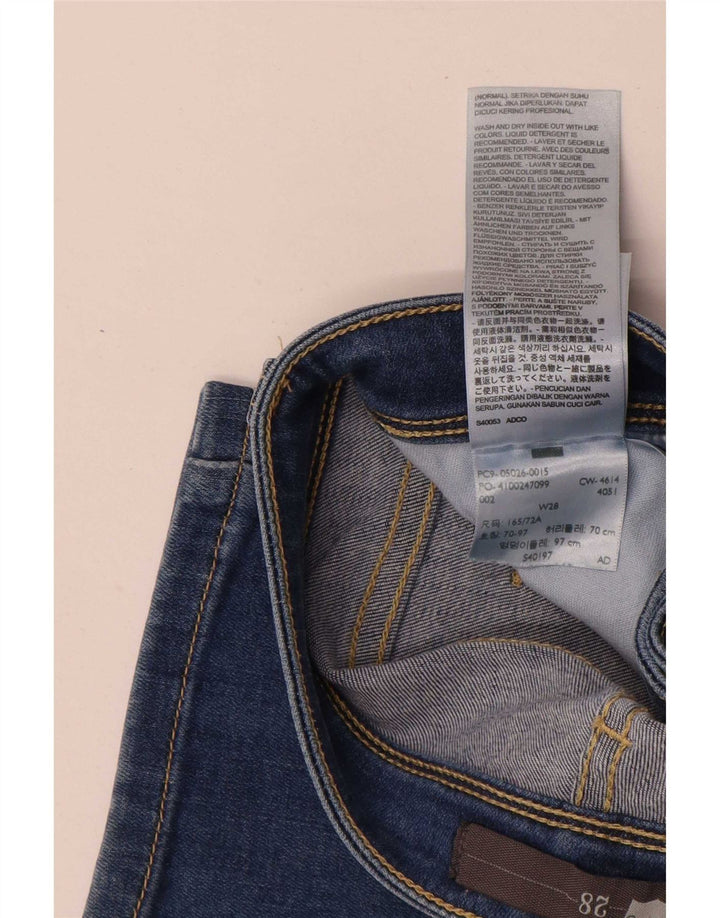 Levi's Dame Capri Jeans W28 L22 Blå Bomuld