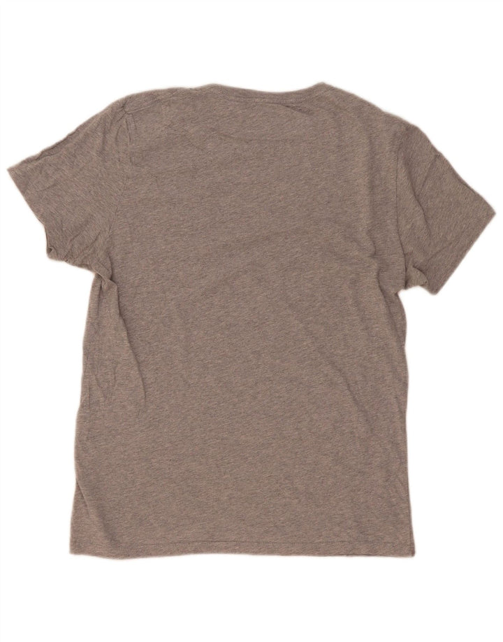 Levi's Dame Slim T-Shirt Top UK 12 Medium Grå Flecked