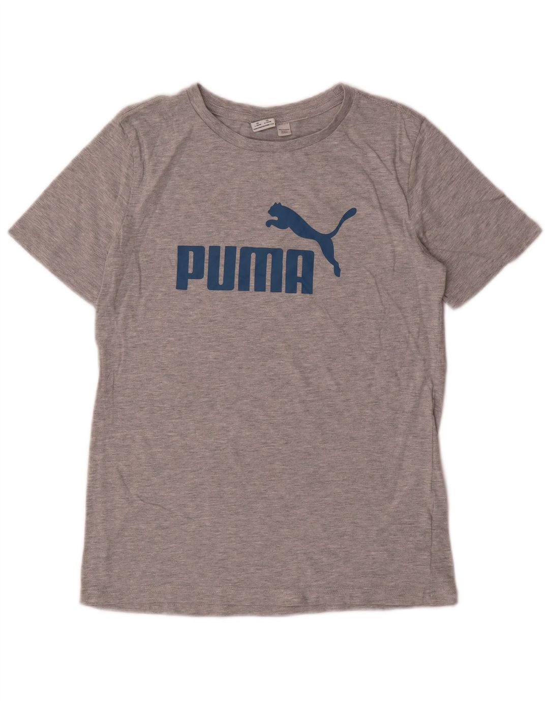 PUMA drenge grafisk t-shirt top 14-15 år stor grå bomuld