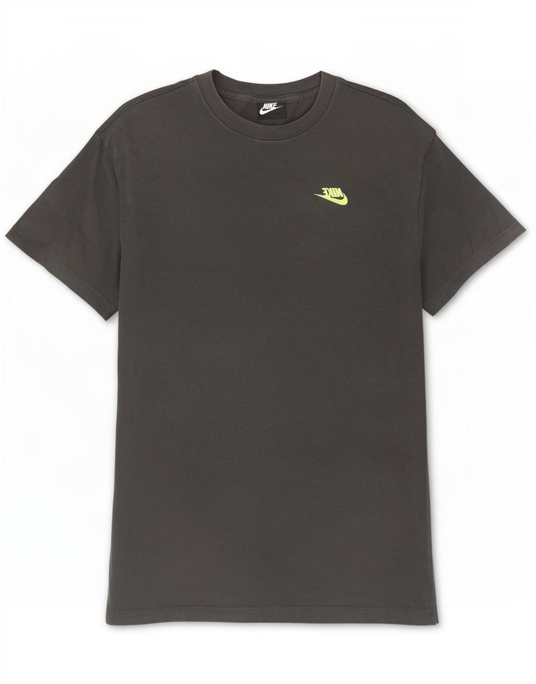 Nike grafisk T-shirt top mellem grå bomuld til mænd
