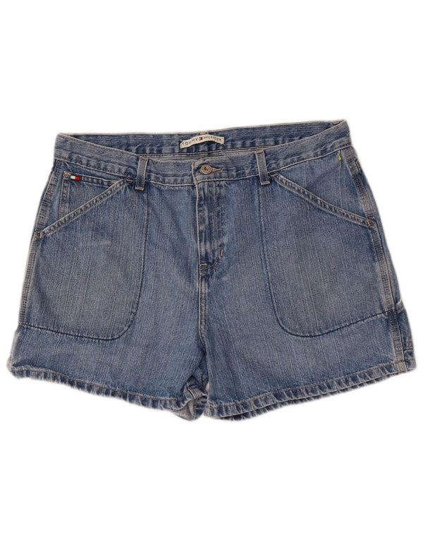 TOMMY HILFIGER denimshorts til kvinder US 14 XL W36 blå bomuld