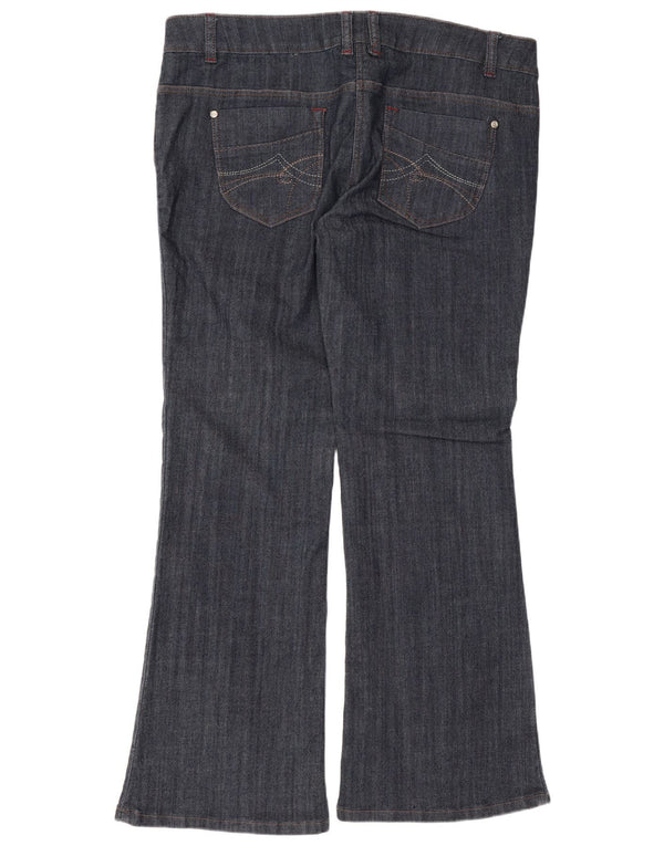 Dorothy Perkins Womens Bootcut Jeans UK 20 2XL W40 L31 Navy Blue Cotton