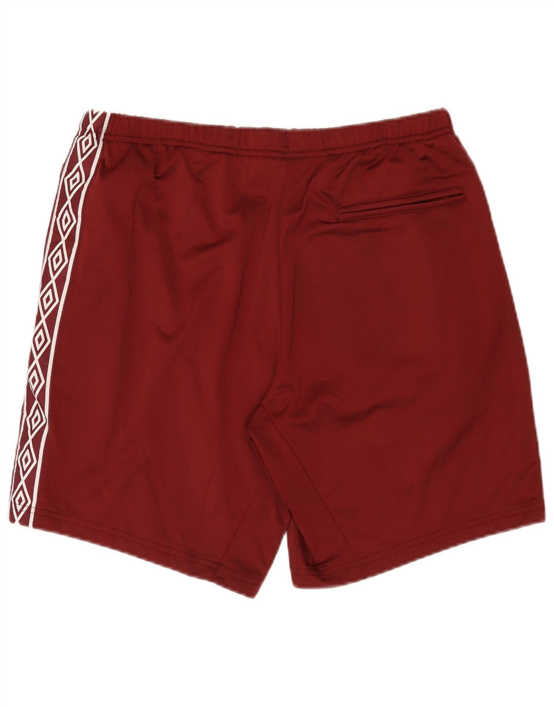 Umbro Herre Graphic Sports Shorts Large Burgundy Polyester