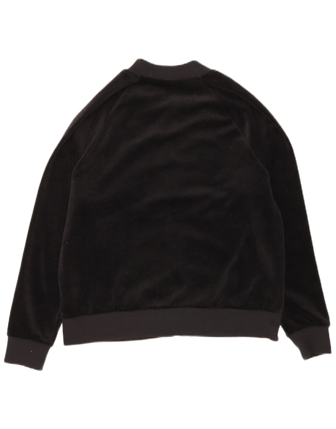Nike Dame Velour Træningsdragt Topjakke UK 14 Medium Sort Polyester