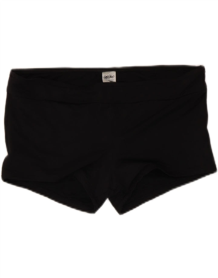 MOSSIMO Womens Sport Shorts UK 14 Large  Black Nylon Vintage Mossimo and Second-Hand Mossimo from Messina Hembry 
