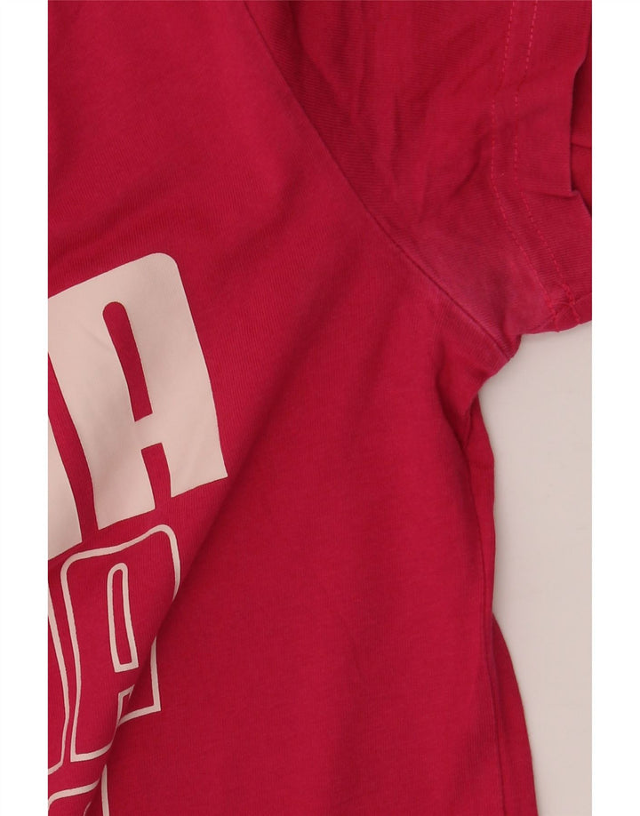 PUMA Grafisk T-shirt top til kvinder DK 6 XS Pink
