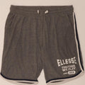 ELLESSE Mens Graphic Sport Shorts Large  Grey Cotton Vintage Ellesse and Second-Hand Ellesse from Messina Hembry 