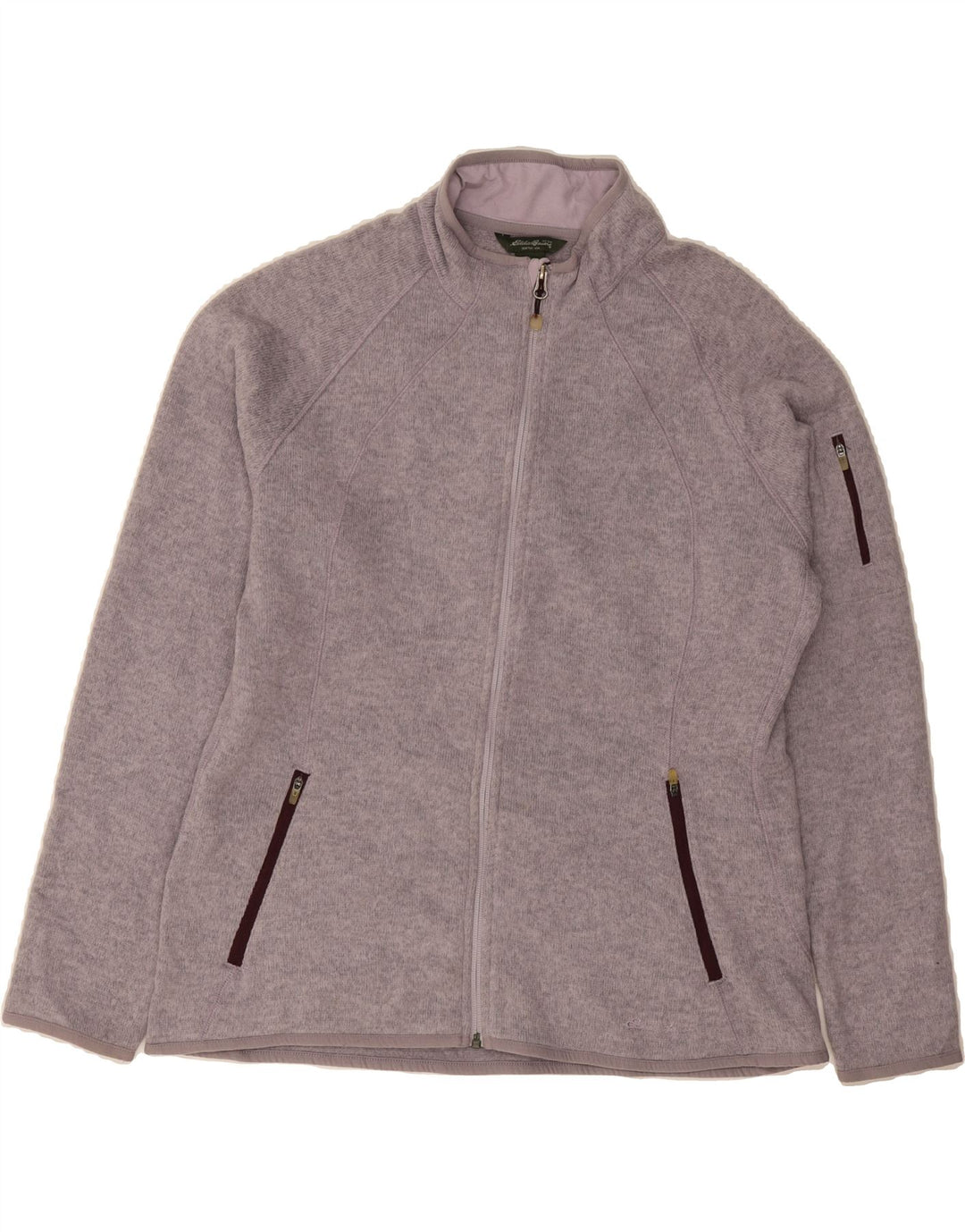 EDDIE BAUER Womens Tracksuit Top Jacket UK 20 2XL Grey Polyester Vintage Eddie Bauer and Second-Hand Eddie Bauer from Messina Hembry 