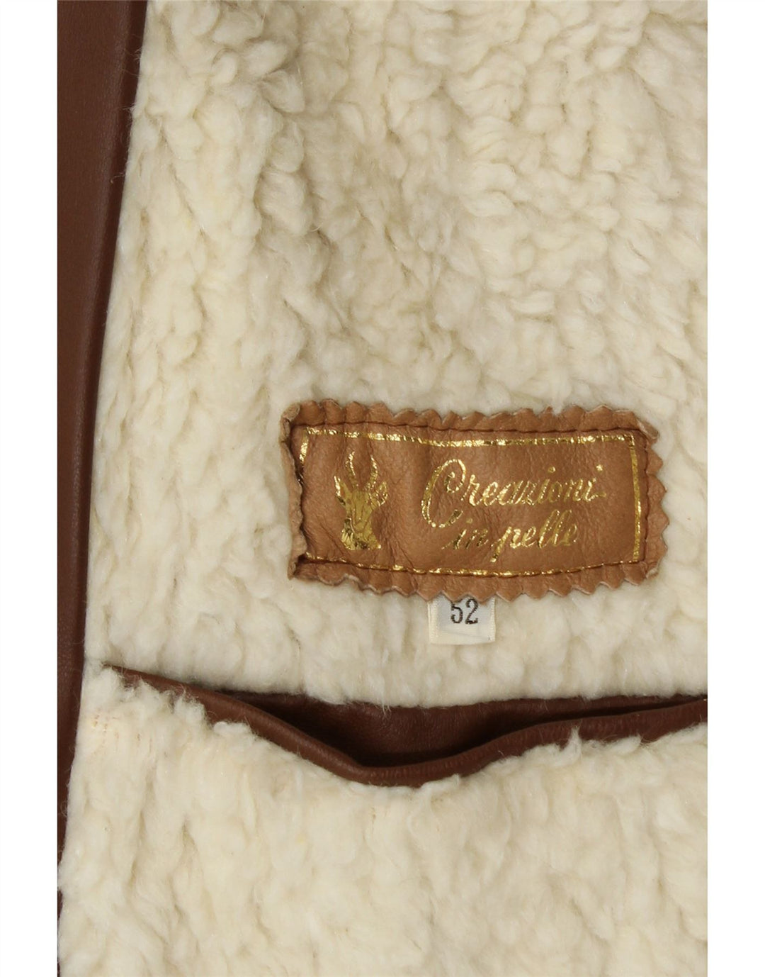 VINTAGE Womens Leather Jacket UK 38 Medium Brown Leather Vintage Vintage and Second-Hand Vintage from Messina Hembry 