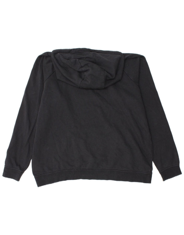 NIKE Oversized hættetrøje til kvinder UK 18 XL Sort bomuld