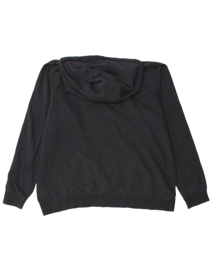 NIKE Oversized hættetrøje til kvinder UK 18 XL Sort bomuld
