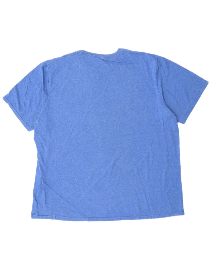 RUSSELL ATHLETIC Herre Grafisk T-Shirt Top 2XL Blå