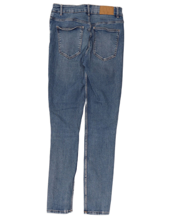 Zara Dame Slim Jeans EU 34 2XS W24 L27 Blå