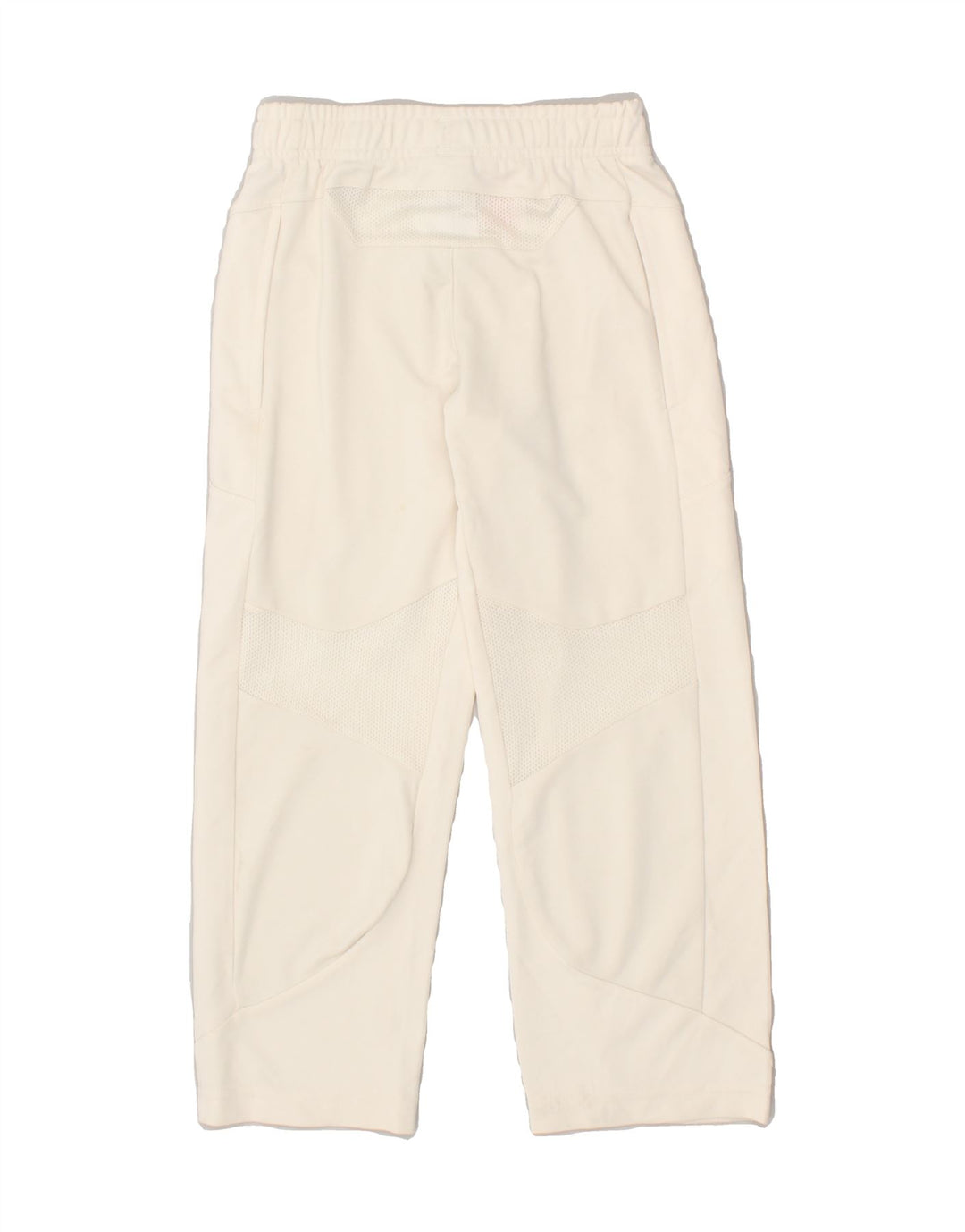 ADIDAS Boys Tracksuit Trousers 5-6 Years Off White Polyester | Vintage Adidas | Thrift | Second-Hand Adidas | Used Clothing | Messina Hembry 