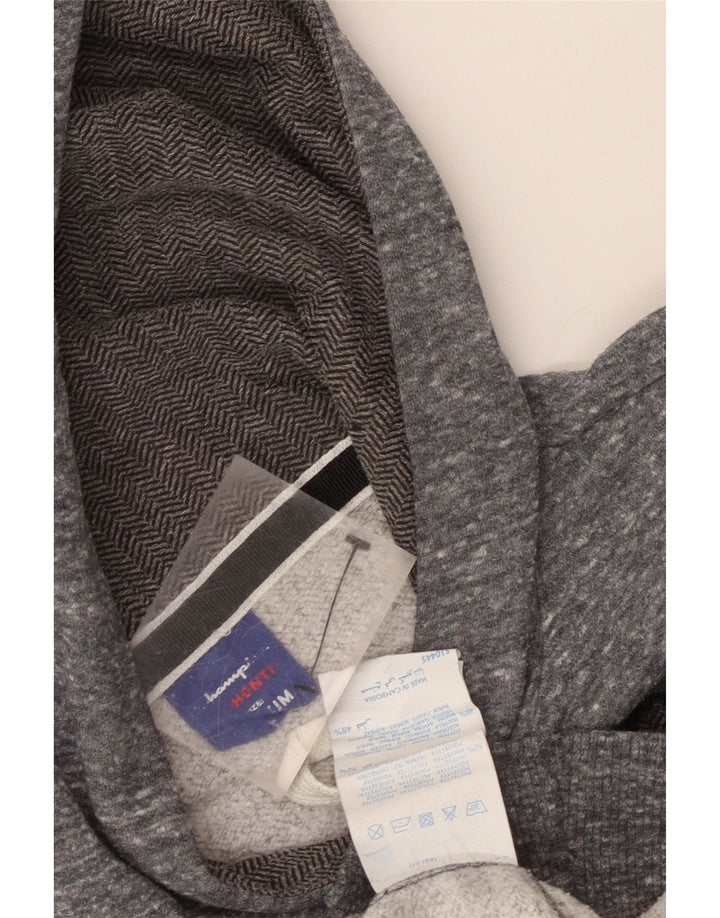 Champion Dame grafisk hættetrøje Jumper UK 12 Medium Grey Flecked Polyester