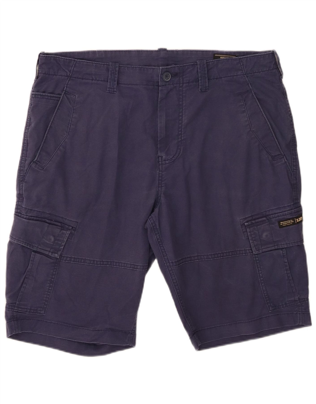 Superdry Herre Cargo Shorts W36 Large Navy Blue Bomuld